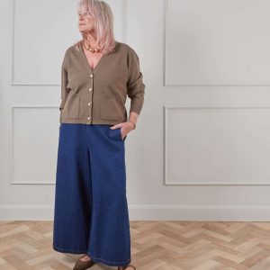 Chalk Margaret Cardigan Khaki