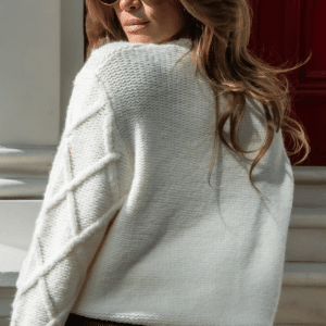 LIBBY LOVES ALBA KNIT IN IVORY