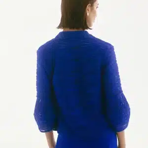 Joseph Ribkoff Signature | Cascade 2 Piece Set - Coverup and Silky Knit Camisole in Royal Sapphire