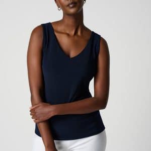 Joseph Ribkoff Classic V-Neck Cami Midnight Blue