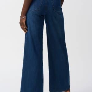 JOSEPH RIBKOFF Goldie Classic Wide-Leg Stretch Jeans