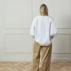 Chalk Poppy Shirt White