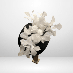 Failsworth Black and White Fascinator