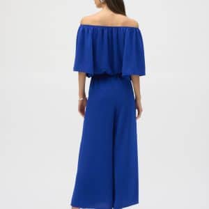 Joseph Ribkoff Gauze Off-Shoulder Culotte Jumpsuit