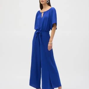 Joseph Ribkoff Gauze Off-Shoulder Culotte Jumpsuit