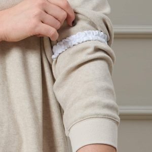 Chalk Belinda Sleeve Garter | Off White