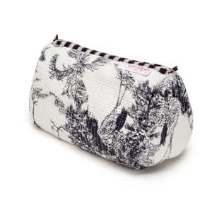 Serendipity by Elie Beaumont - Cosmetic Cases Black & White Crane (2PC)