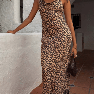 Never Fully Dressed Leopard Lace Patti Dress