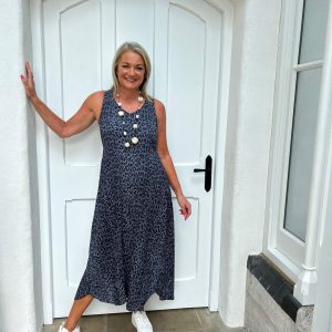 ALQUEMA ESTRELLA DRESS LEOPARD