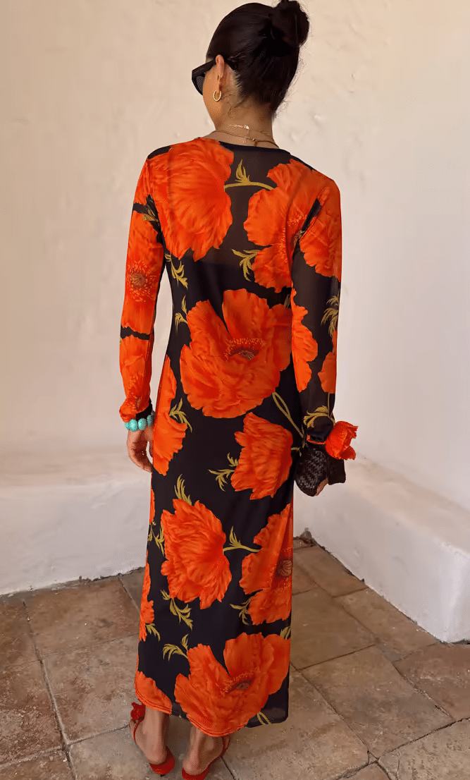 chinese dress ladies Poppy Maxi in Venetian – Emily McCarthy main image 1