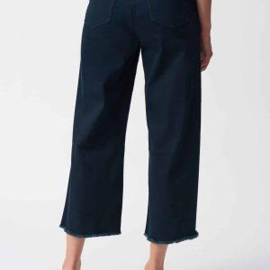 Joseph Ribkoff Claudia | Culotte Jeans With Embellished Front Seam
