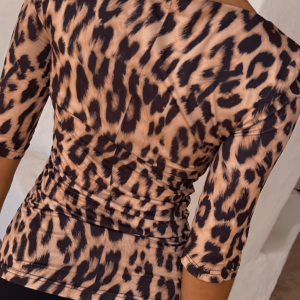 Never Fully Dressed Leopard Jersey Top