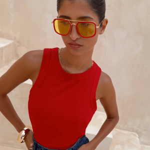 Never Fully Dressed Red Tank Top