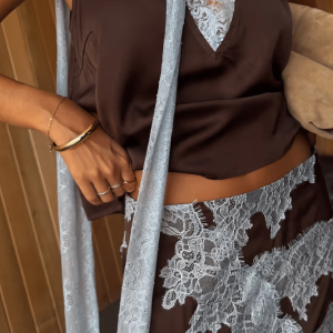 Never Fully Dressed Chocolate Lily Skirt