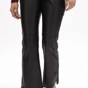 Lola Casademunt Faux leather trousers with zips