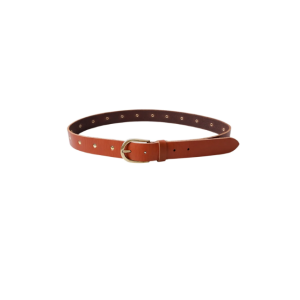 Black Colour CHILI belt - Cognac