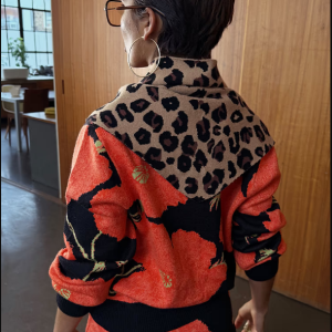 Never Fully Dressed Leopard Knit Bandana