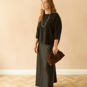 Chalk Gina Skirt | Black