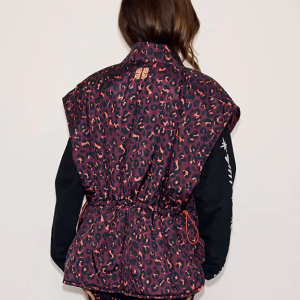 Never Fully Dressed Dark Leopard Gilet