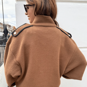 Libby Loves FARRAH JACKET Brown