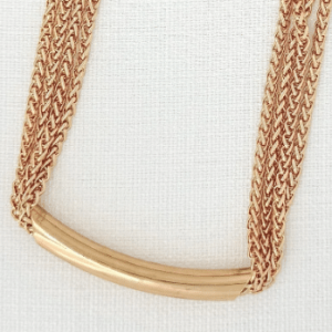 ENVY Multi Chain Short Necklace - Gold