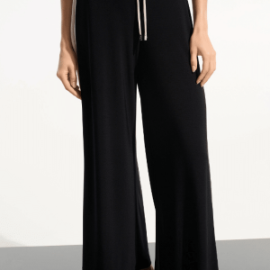 Joseph Ribkoff Silky Knit Color Block Wide Leg Pull-On Pants