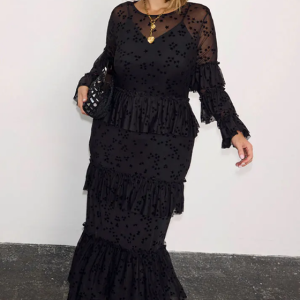 Never Fully Dressed BLACK STAR DEVOREE FELICITY DRESS