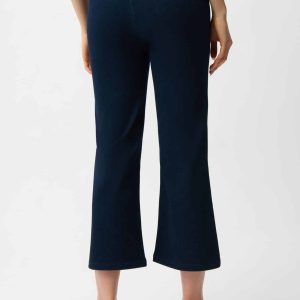 Joseph Ribkoff Knit Denim Cropped Flare Pant