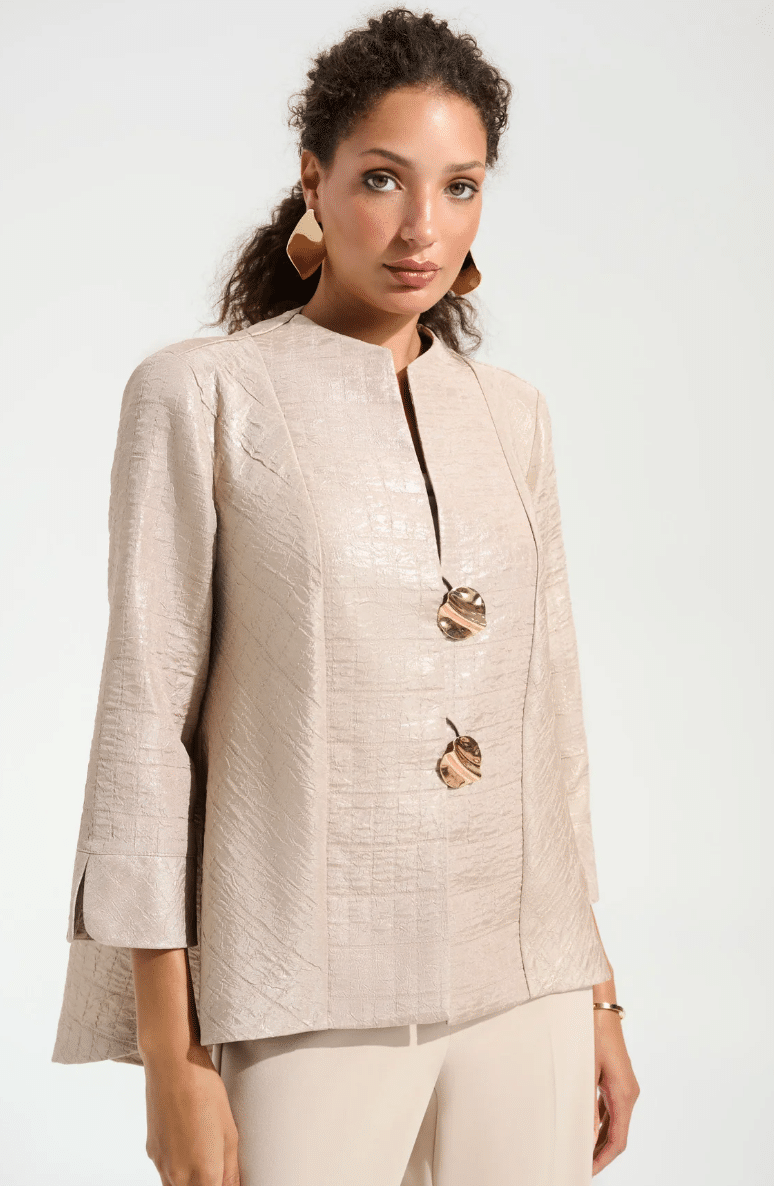 Joseph Ribkoff TRAPEZE JACKET in Sand