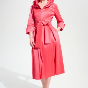 Joseph Ribkoff SIGNATURE TAFFETA FIT AND FLARE DRESS