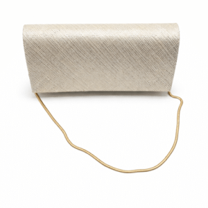 Failsworth Sinamay Clutch in Ivory Silver