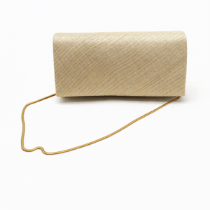 Failsworth Sinamay Clutch in White Gold