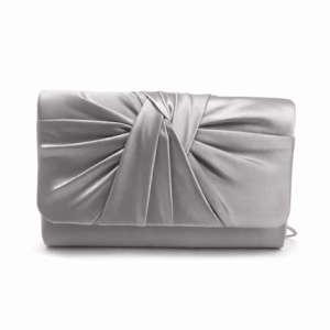 Failsworth Satin Clutch in Silver