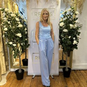 Alison Sheri TANK TOP BLUE