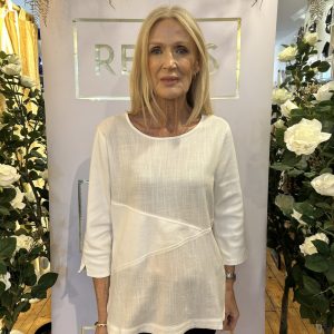 Alison Sheri BLOUSE WHITE