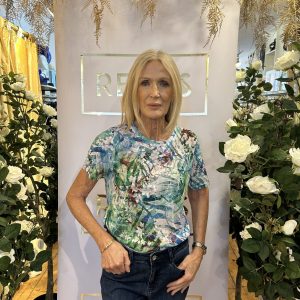 Alison Sheri MULTI PATTERNED TSHIRT