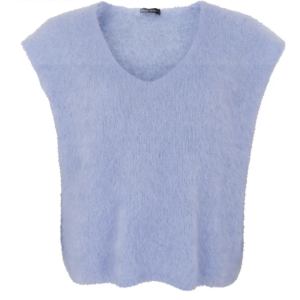 Black Colour BJOERK PULLOVER VEST Light Blue