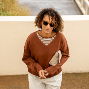 Chalk Lily Jumper | Rust