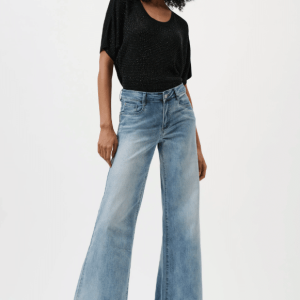Joseph Ribkoff Goldie | Classic Wide-Leg Stretch Jeans