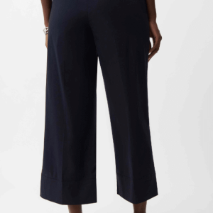 Joseph Ribkoff Stretch Poplin Pull-On Culotte Pants With Pleats