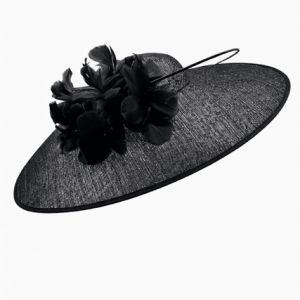 Boardmans “Raven” Metallic Black Fascinator