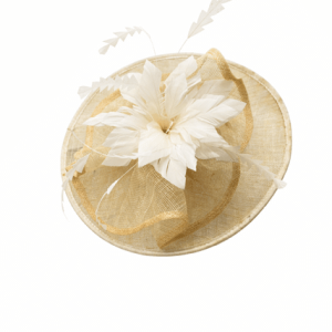 Failsworth Millinery shaped Sinamay In Ivory