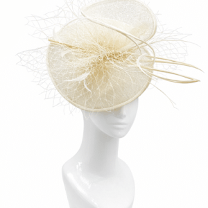 Failsworth Millinery Aliceband  Fascinator In Ivory