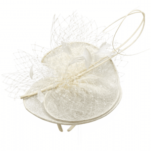 Failsworth Millinery Aliceband  Fascinator In Ivory