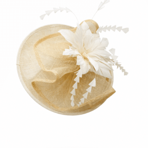 Failsworth Millinery shaped Sinamay In Ivory