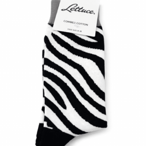 Zebra Striped Socks