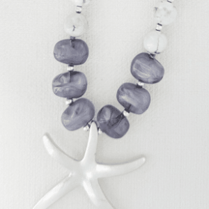 Envy Purple Starfish Necklace