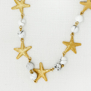 Envy Starfish Beaded Necklace