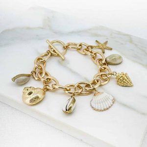 Envy Gold Coastal Charm Chain Bracelet