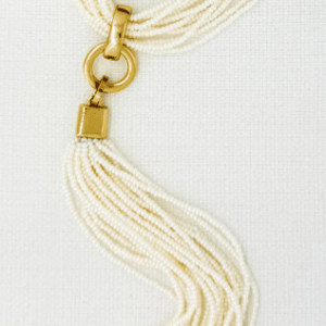 Envy Beaded Tassel Necklace